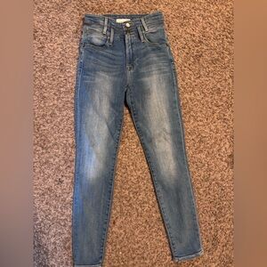 Frame Denim Light Blue Skinny Jeans